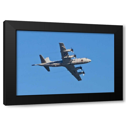 Air Show VI Black Modern Wood Framed Art Print by Peterson, Lee