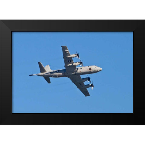 Air Show VI Black Modern Wood Framed Art Print by Peterson, Lee