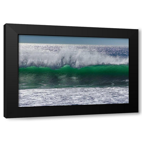 North Cayucos VII Black Modern Wood Framed Art Print with Double Matting by Peterson, Lee