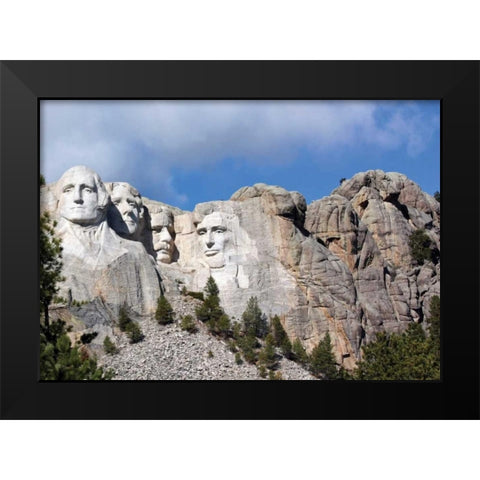 Mt. Rushmore II Black Modern Wood Framed Art Print by Putman, Tammy