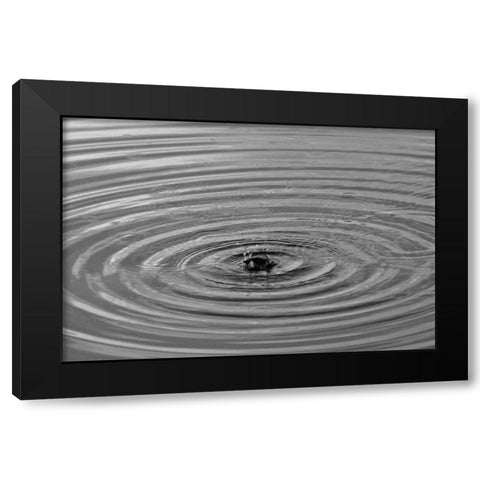 Ripples I Black Modern Wood Framed Art Print by Putman, Tammy