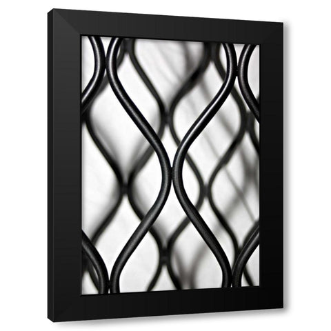 Curves II Black Modern Wood Framed Art Print by Putman, Tammy
