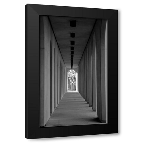 The Walkway Black Modern Wood Framed Art Print by Putman, Tammy