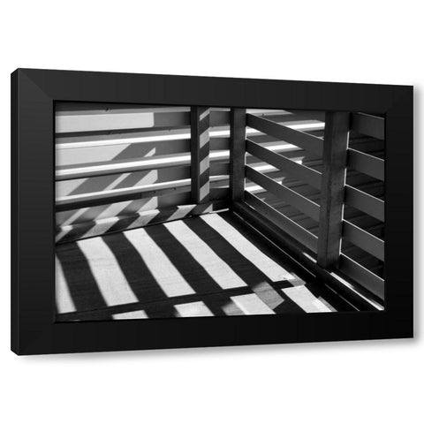 The Corner Black Modern Wood Framed Art Print by Putman, Tammy