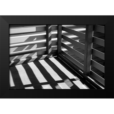 The Corner Black Modern Wood Framed Art Print by Putman, Tammy