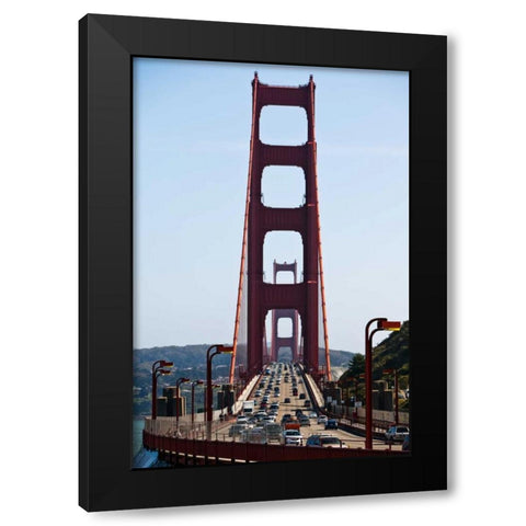 Golden Gate III Black Modern Wood Framed Art Print by Stefko, Bob