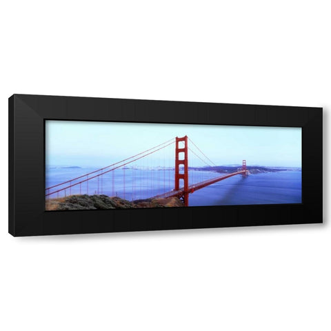 Golden Gate V Black Modern Wood Framed Art Print by Stefko, Bob