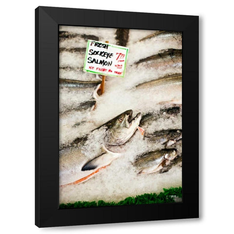 Fresh Seafood II Black Modern Wood Framed Art Print by Stefko, Bob