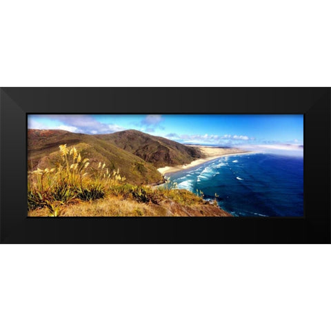 Cape Reinga II Black Modern Wood Framed Art Print by Stefko, Bob