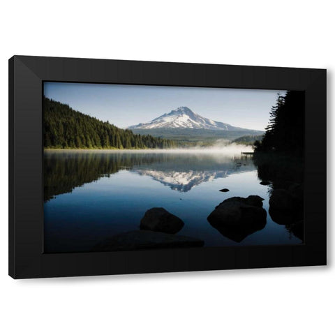 Mt. Hood in Summer I Black Modern Wood Framed Art Print by Stefko, Bob
