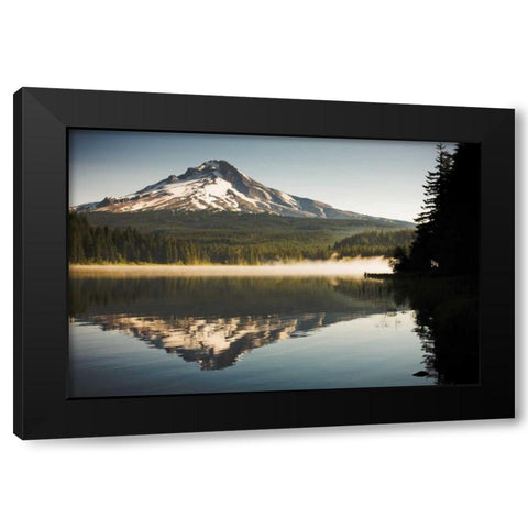 Mt. Hood in Summer II Black Modern Wood Framed Art Print by Stefko, Bob