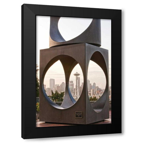 Kerry Park I Black Modern Wood Framed Art Print with Double Matting by Stefko, Bob