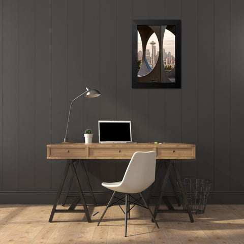 Kerry Park II Black Modern Wood Framed Art Print by Stefko, Bob