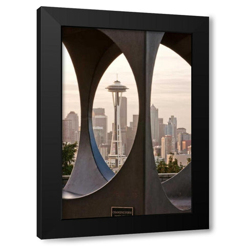 Kerry Park II Black Modern Wood Framed Art Print by Stefko, Bob