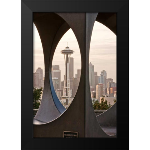 Kerry Park II Black Modern Wood Framed Art Print by Stefko, Bob