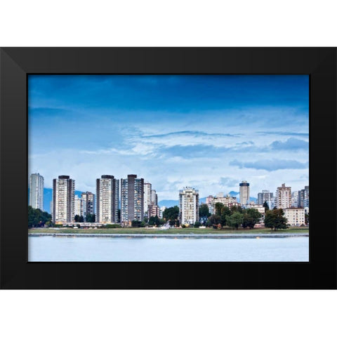 False Creek IV Black Modern Wood Framed Art Print by Stefko, Bob
