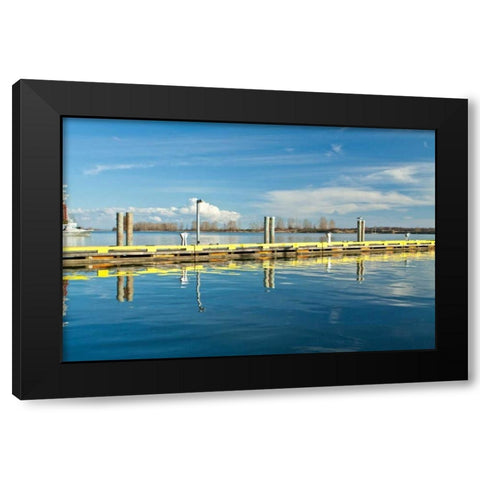 Steveston Scenic VI Black Modern Wood Framed Art Print by Styber, Dana