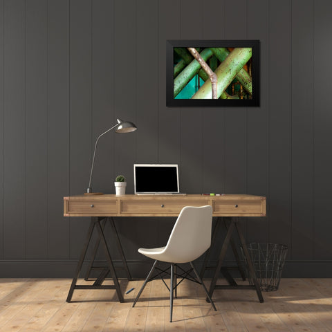 Central Junction Black Modern Wood Framed Art Print by Styber, Dana