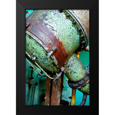 Evaporator No. III Black Modern Wood Framed Art Print by Styber, Dana