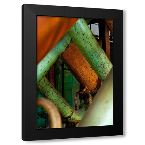 Pipe Dreams II Black Modern Wood Framed Art Print by Styber, Dana