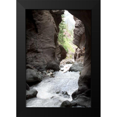 Box Canyon II Black Modern Wood Framed Art Print by Styber, Dana