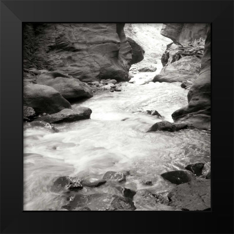 Box Canyon III Black Modern Wood Framed Art Print by Styber, Dana