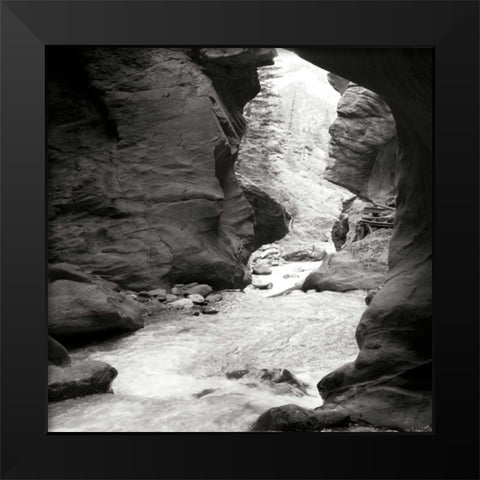 Box Canyon IV Black Modern Wood Framed Art Print by Styber, Dana