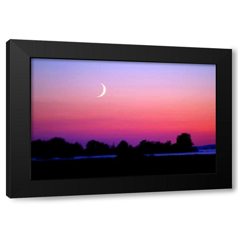Crescent at Twilight Black Modern Wood Framed Art Print by Taylor, Douglas