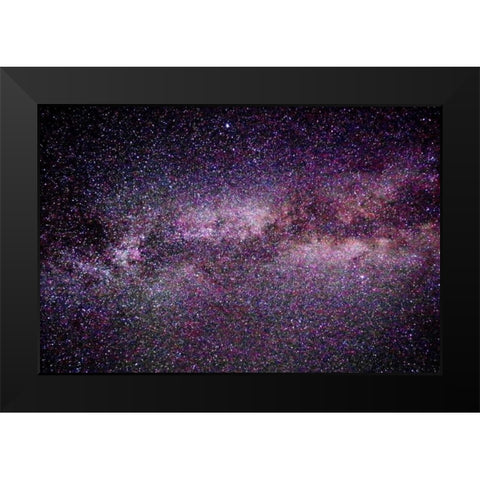 Stars Tonight Black Modern Wood Framed Art Print by Taylor, Douglas