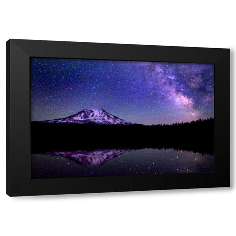 Milky Way Black Modern Wood Framed Art Print by Taylor, Douglas