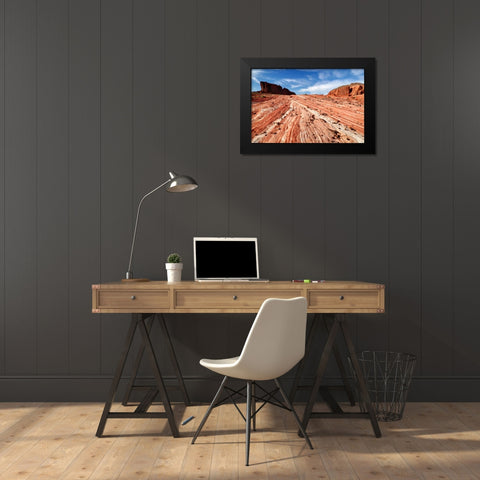 Sands of Time I Black Modern Wood Framed Art Print by Taylor, Douglas