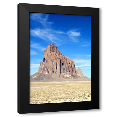 Shiprock Portrait Black Modern Wood Framed Art Print with Double Matting by Taylor, Douglas