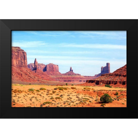 Navajo Country I Black Modern Wood Framed Art Print by Taylor, Douglas