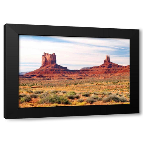 Navajo Country II Black Modern Wood Framed Art Print with Double Matting by Taylor, Douglas