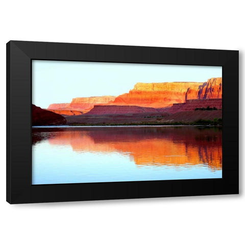 Vermillion Cliffs II Black Modern Wood Framed Art Print by Taylor, Douglas