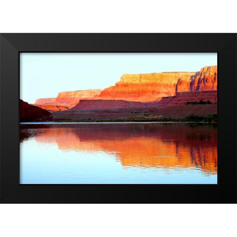 Vermillion Cliffs II Black Modern Wood Framed Art Print by Taylor, Douglas