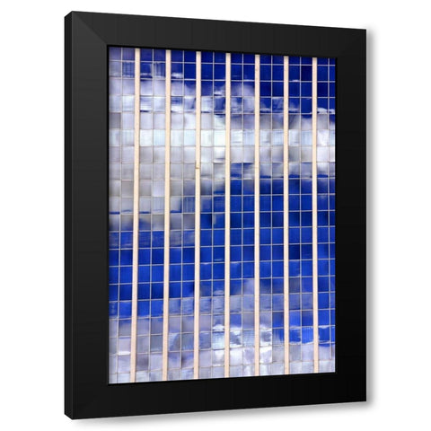 Sky Reflections Black Modern Wood Framed Art Print with Double Matting by Taylor, Douglas