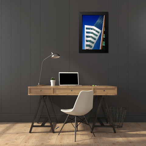 Design Reflections Black Modern Wood Framed Art Print by Taylor, Douglas