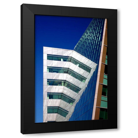 Design Reflections Black Modern Wood Framed Art Print with Double Matting by Taylor, Douglas