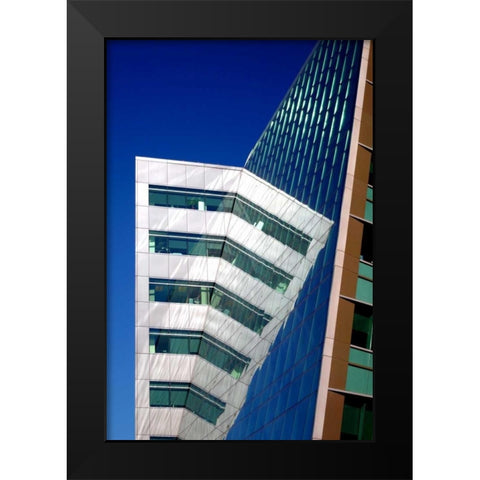 Design Reflections Black Modern Wood Framed Art Print by Taylor, Douglas