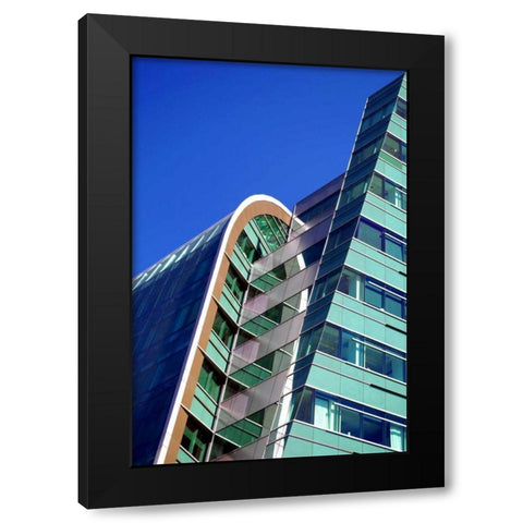Urban Design Black Modern Wood Framed Art Print with Double Matting by Taylor, Douglas