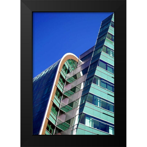 Urban Design Black Modern Wood Framed Art Print by Taylor, Douglas