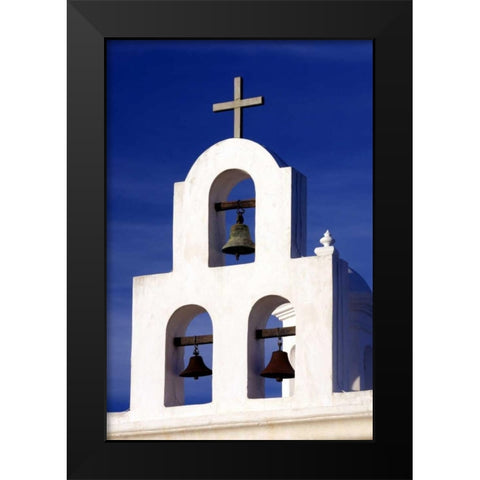 Mission Bells II Black Modern Wood Framed Art Print by Taylor, Douglas