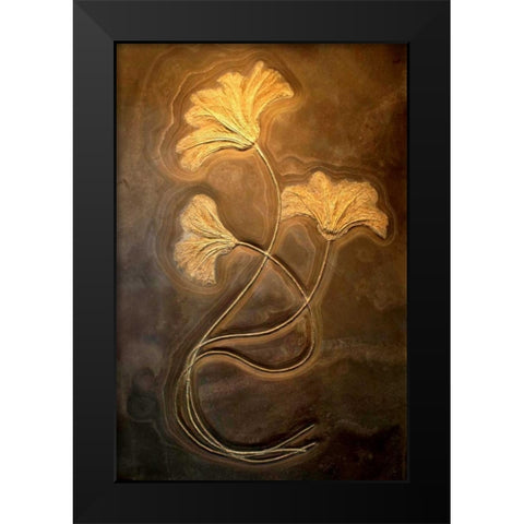 Crinoids I Black Modern Wood Framed Art Print by Taylor, Douglas