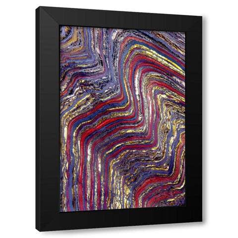 Tiger Iron II Black Modern Wood Framed Art Print by Taylor, Douglas