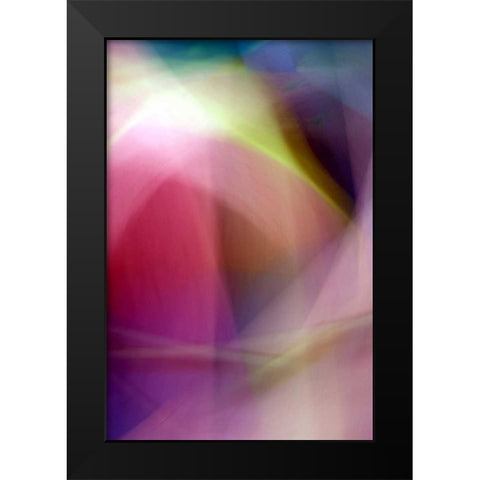 Chaos of Color Black Modern Wood Framed Art Print by Taylor, Douglas