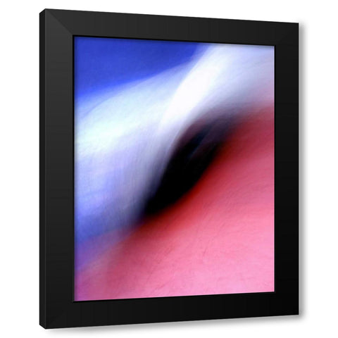 Breaking Wave Black Modern Wood Framed Art Print with Double Matting by Taylor, Douglas