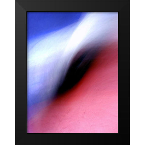 Breaking Wave Black Modern Wood Framed Art Print by Taylor, Douglas