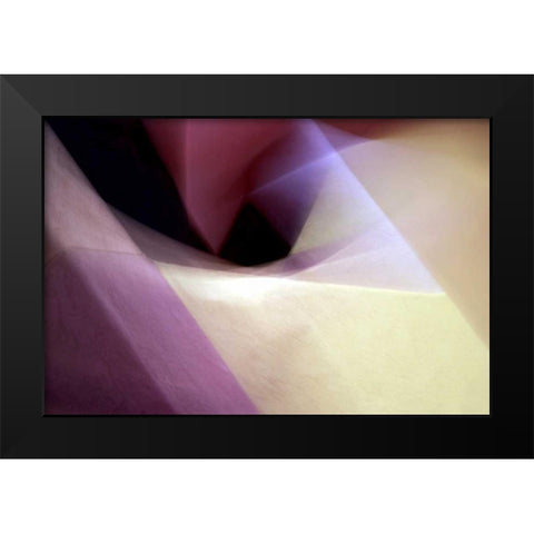 Angles Black Modern Wood Framed Art Print by Taylor, Douglas