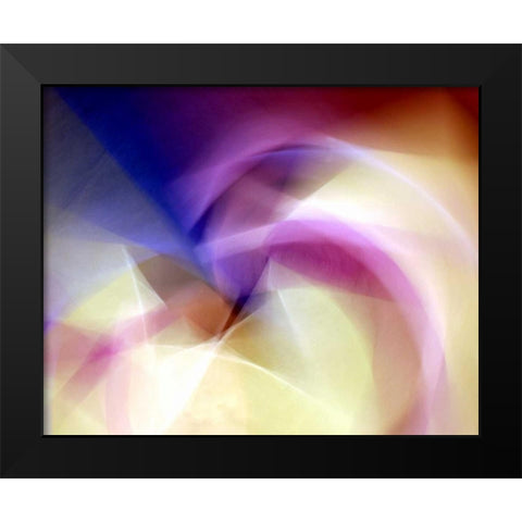 Structural Stress Black Modern Wood Framed Art Print by Taylor, Douglas